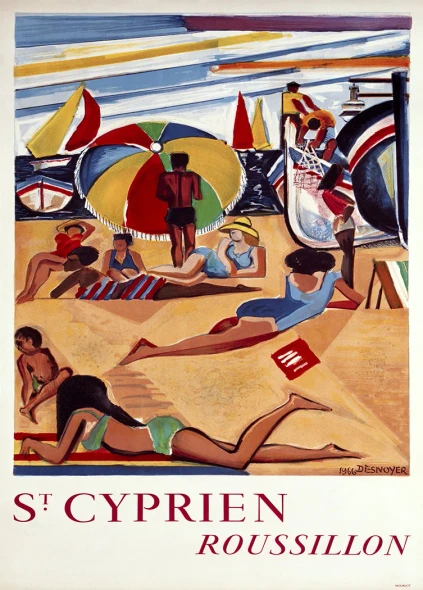 St Cyprien - Vintage Travel Poster Prints