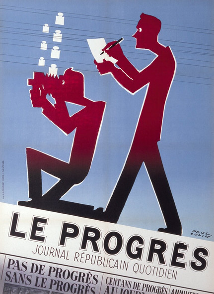 Le Progrès - Vintage Poster Prints