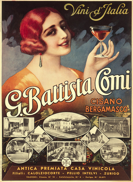 G. Battista Comi - Vintage Poster Prints
