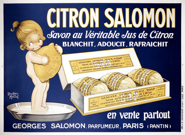 Citron Salomon - Vintage Product Poster Prints