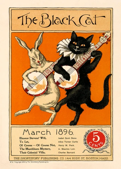 The Black Cat - Vintage Poster Prints