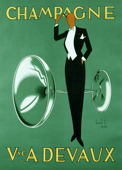 Vve A. Devaux Champagne - Vintage Poster Prints