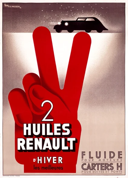 Huiles Renault - Vintage Poster Prints