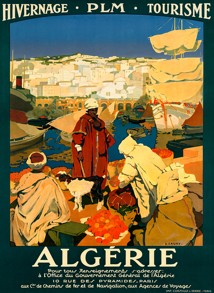Algerie - Vintage Travel Poster Prints