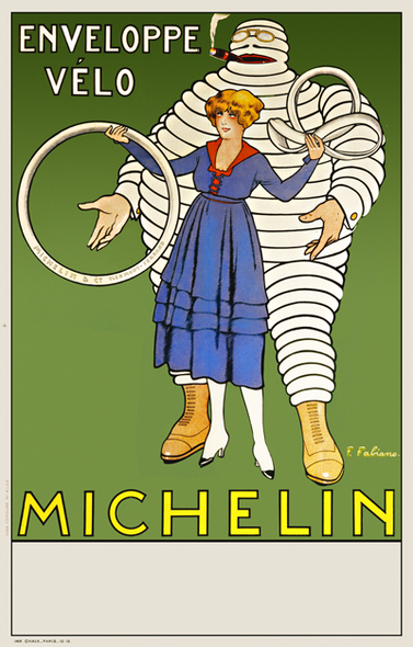 Envelope Velo Michelin Bicycle Poster