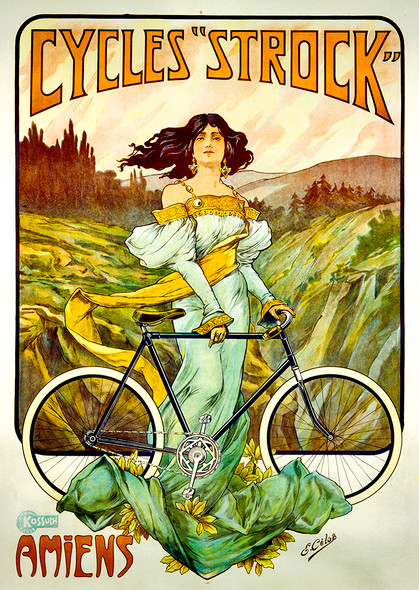 Cycles Perfecta Bicycle Poster Prints by Mucha