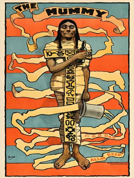 The Mummy Book Vintage Poster Prints