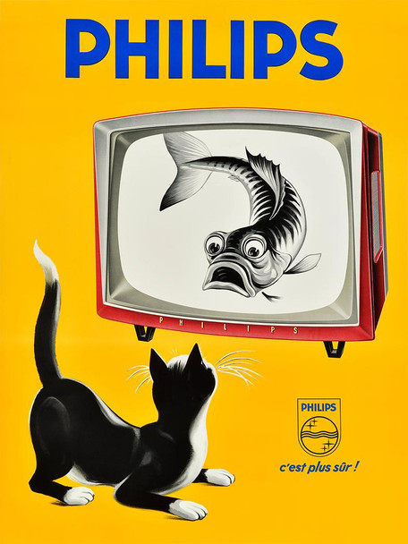 Philips TV Vintage Poster Prints