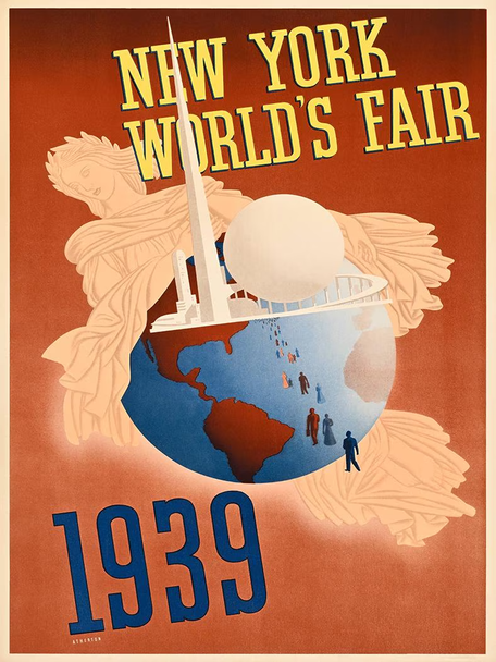 1939 New York  World's Fair Poster