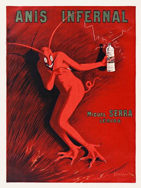 Anis Infernal Vintage Poster Prints by Cappiello