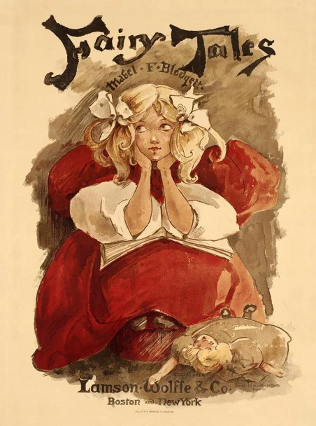 Fairy Tales Book Vintage Poster Prints