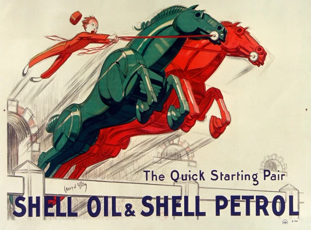 Shell Oil  Vintage Poster Prints