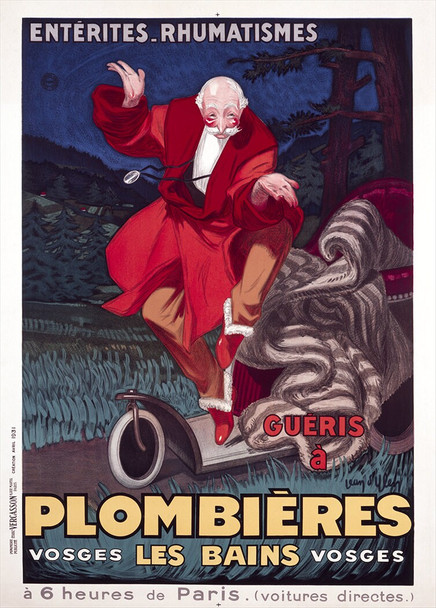 Plombieres Rheumatism Medicine - Vintage Poster Prints