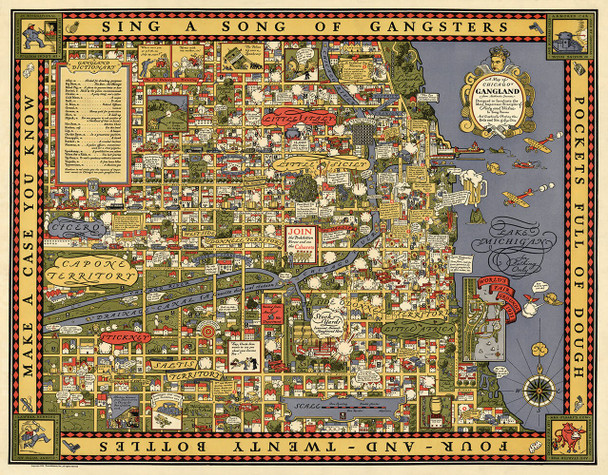 Chicago Gangster - Vintage Poster Prints