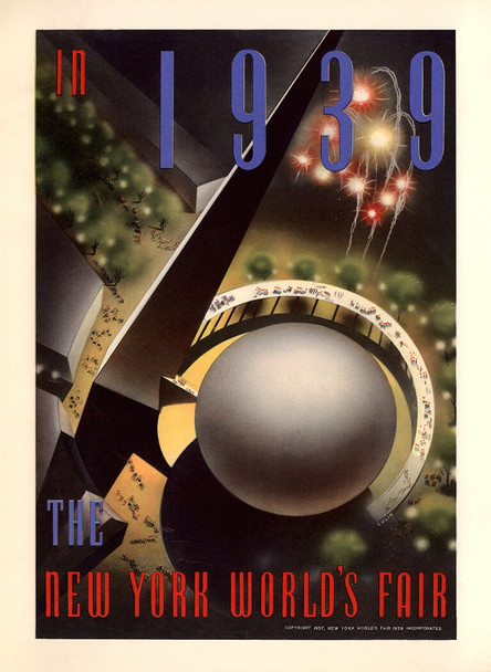 1939 New York World's Fair - Vintage Poster Prints