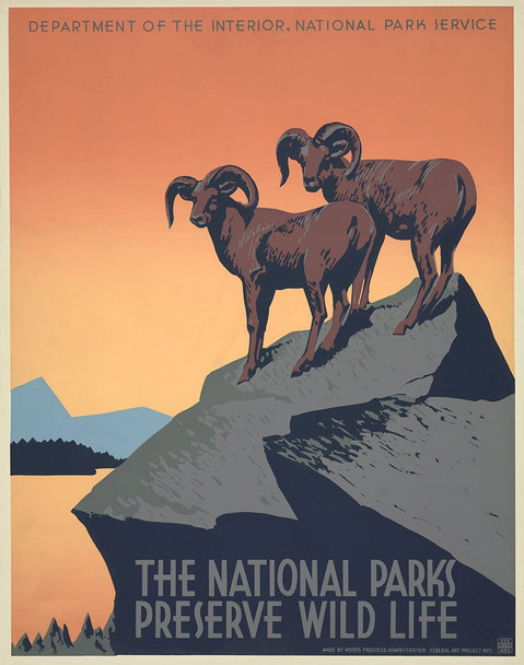 National Parks - Vintage Travel Poster Prints