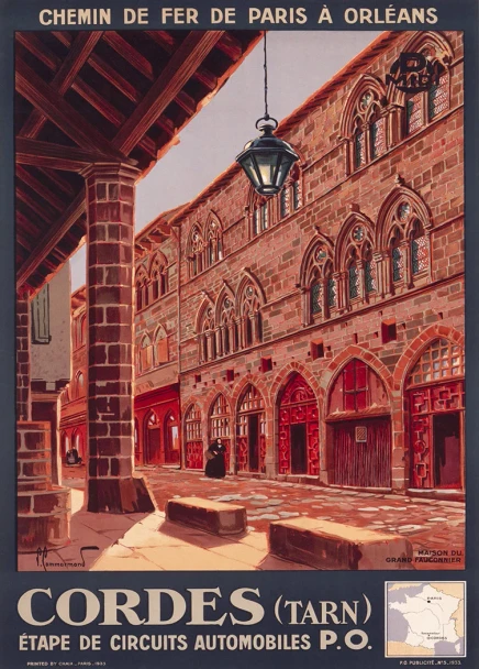 Cordes - Vintage Travel Poster Prints