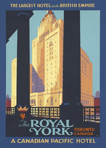Royal York Hotel - Vintage Travel Poster Prints