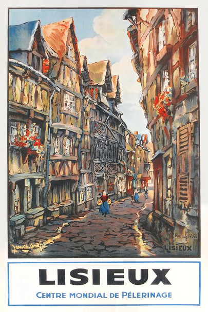 Lisieux Vintage Travel poster Prints