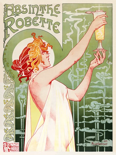 Absinthe Robette - Vintage Poster Prints