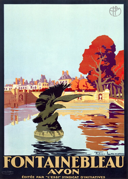 Fountainbleau Avon - Vintage Travel Poster Prints