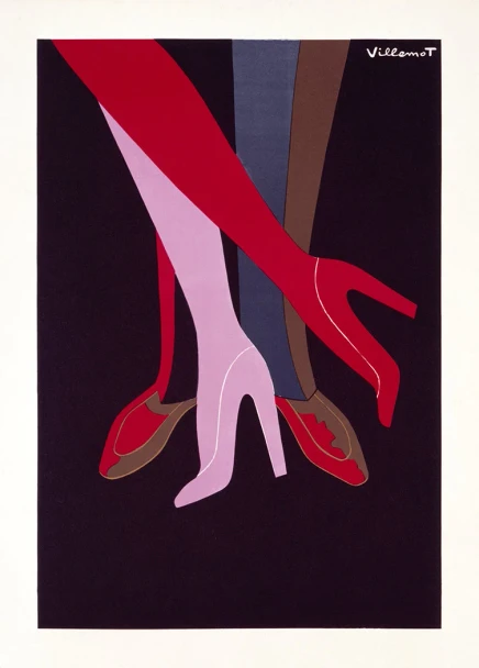 Bally Shoes - Vintage Poster Prints by Villemot