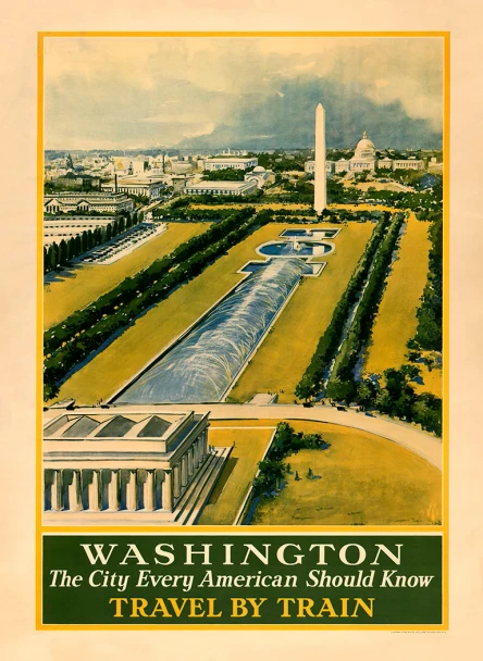 Washington DC - Vintage Travel Poster Prints