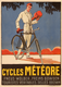 Cycles Meteore Vintage Bicycle Poster Print