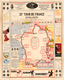 1933 Tour de France Map Poster