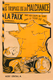 1954 Tour de France Map Poster