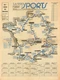 1952 Tour de France Map Poster Print