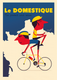 Le Domestique  fine art cycling poster prints by Spencer Wilson