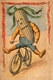 Corn Vegetable Rider Bicycle Poster, Kitchen Decor, Kitchen Art