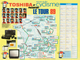 1989 Tour de France Souvenir Map Poster