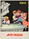 Air India Rome Vintage Poster Prints