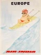 Air India Europe Vintage Poster Prints