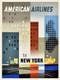 American Airlines New York Vintage Poster Prints