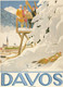 Davos Sledding - Vintage Poster Prints