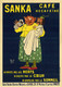 Sanka Cafe - Vintage Poster Prints - by Mich