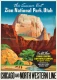 Zion National Park - Vintage Travel Poster Prints