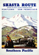 Shasta Route - Vintage Travel Poster Prints