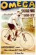 Omega Bordeaux-Paris Cycling Race Poster