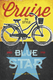 Blue Star Bicycles Poster by John Evans
