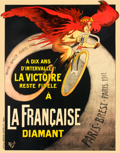 Bicycle Art Poster La Francaise Diamant – MOLTENI CYCLING