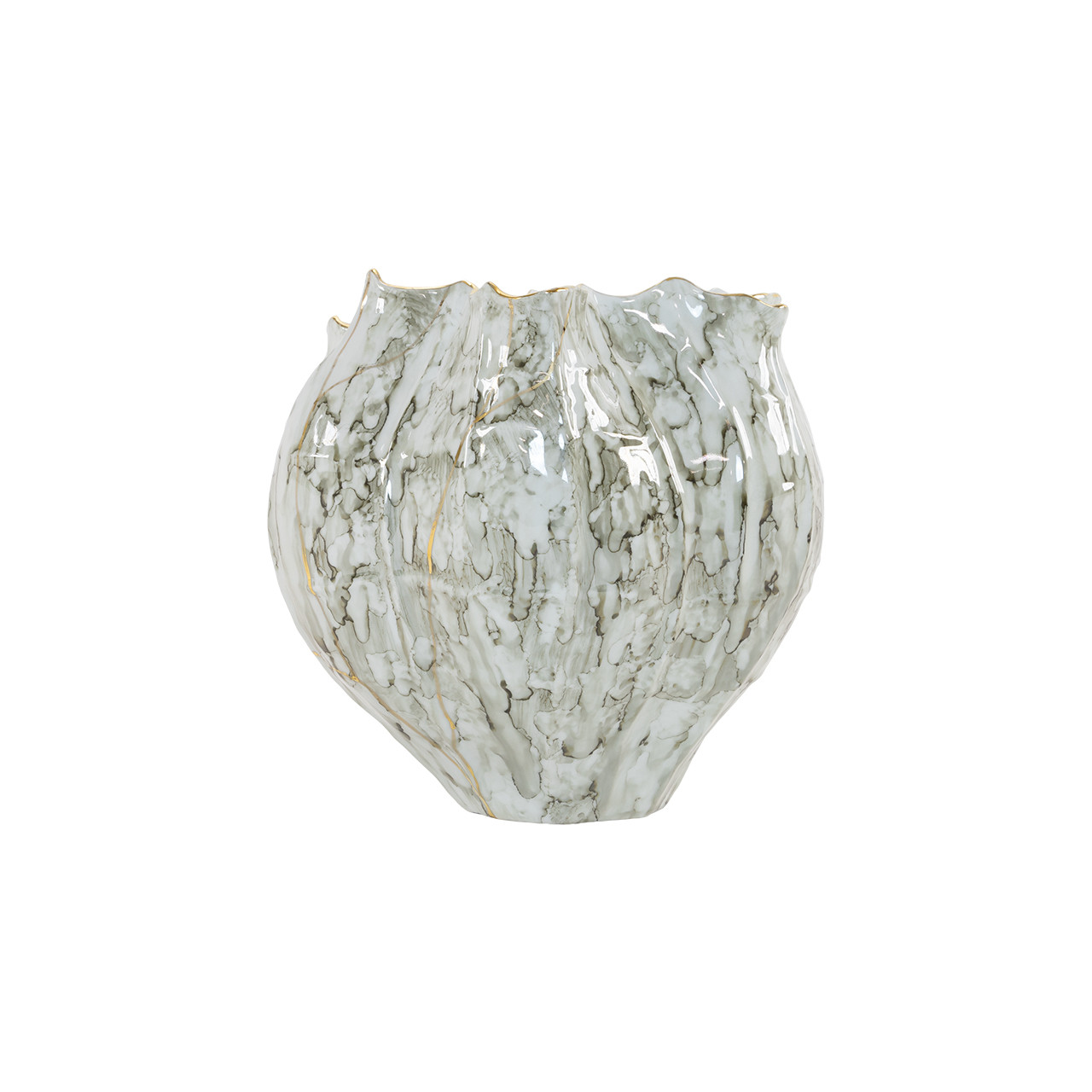 Carmine Short Vase