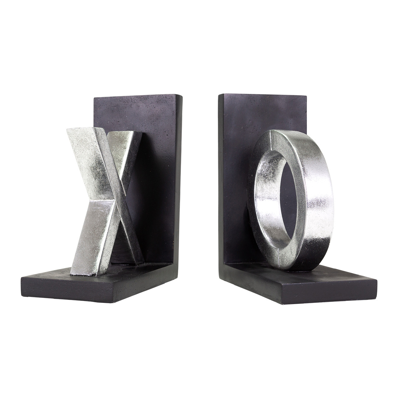 X and O Bookends -Set 2