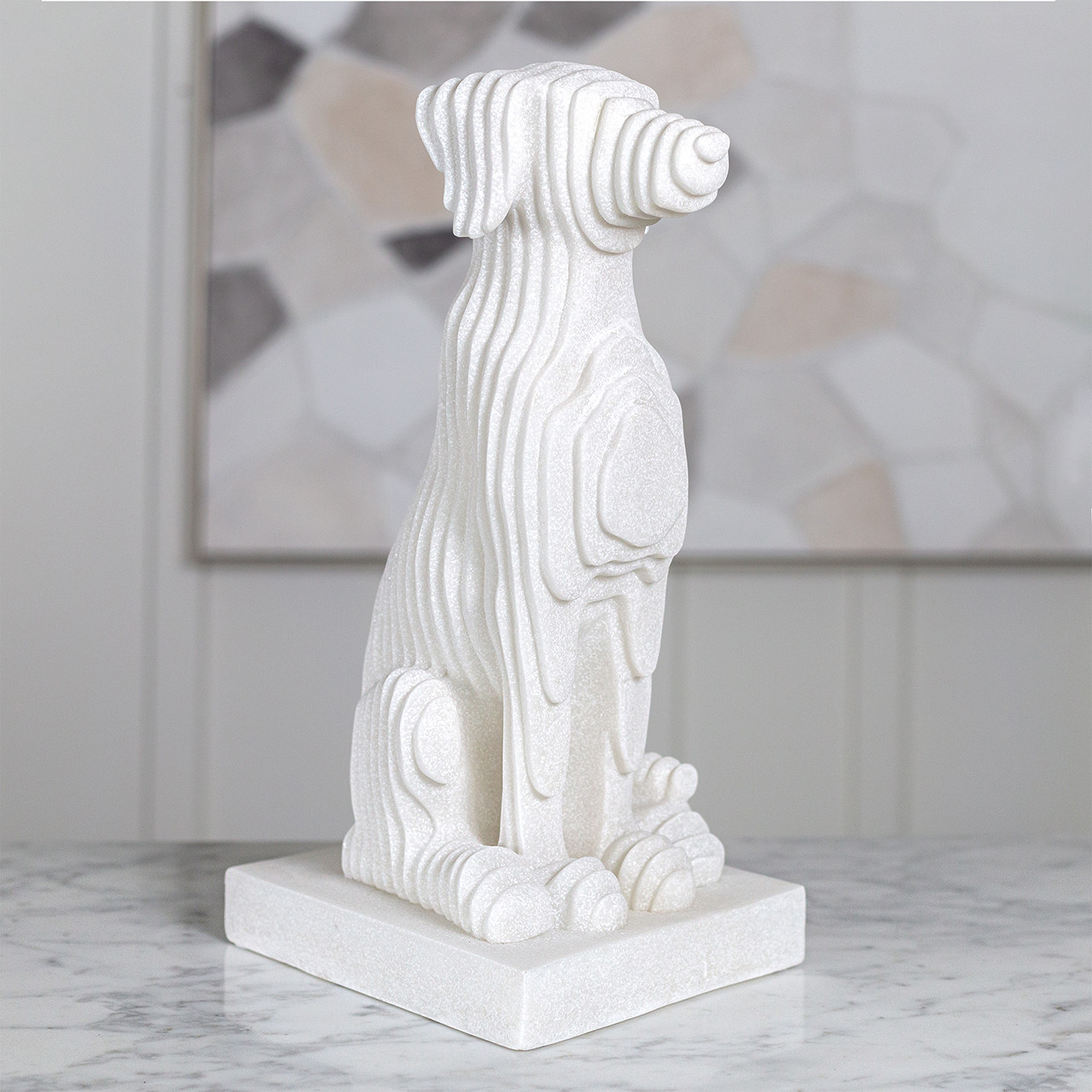 Marley Labrador Sculpture 16H | Decorative Dog Statue | Wholesale