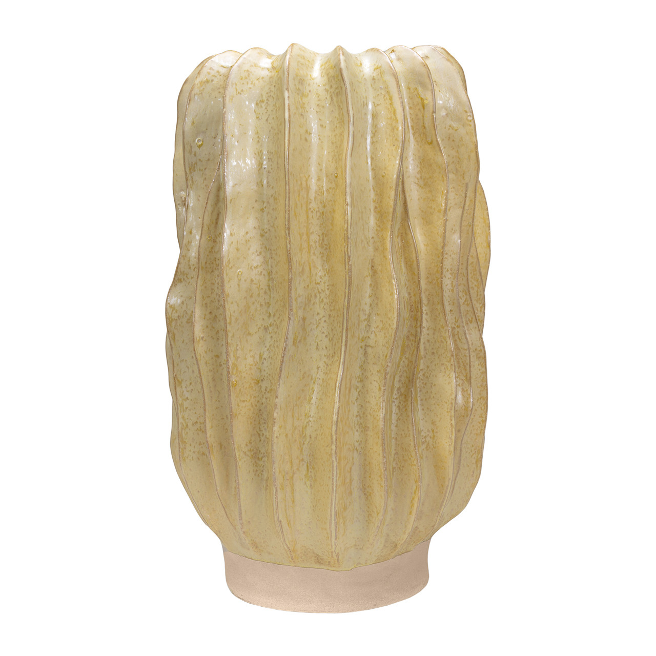 Zamora Yellow Clay Vase 24