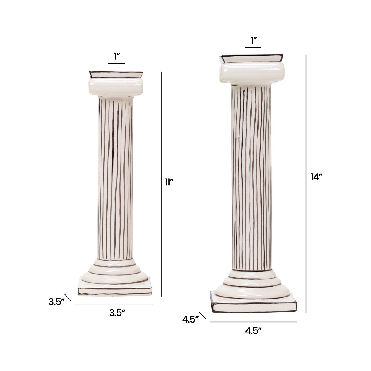 Rodeli Candleholders -Set 2
