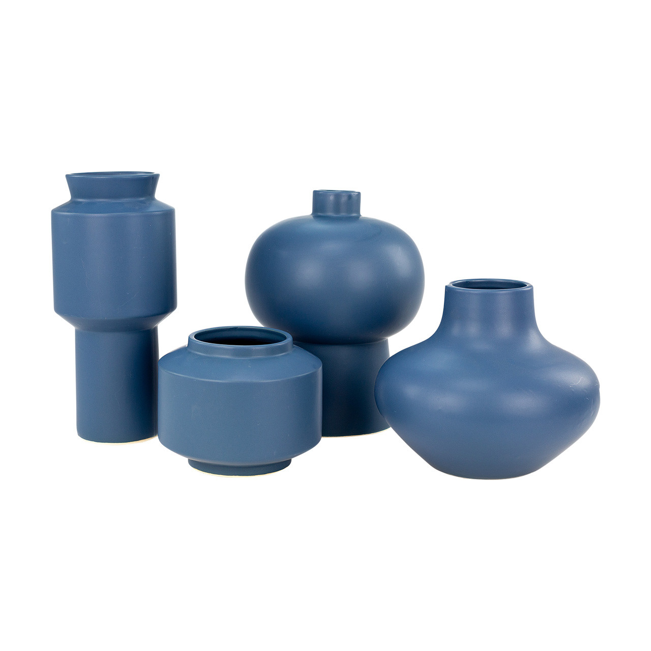 Cobalt Duo Vases -Set 2